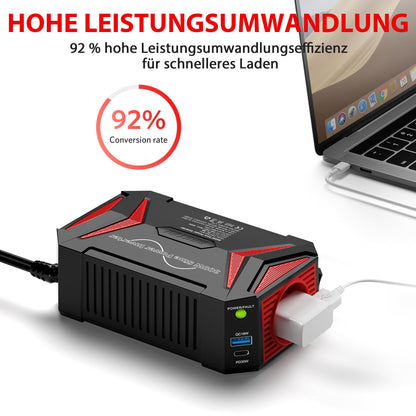 BESTEK 300W Reiner Sinus Wechselrichter 12V/230V Kfz Inverter