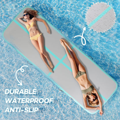 KIKILIVE Aufblasbare Gymnastik Air Track Matte 3M x 10CM
