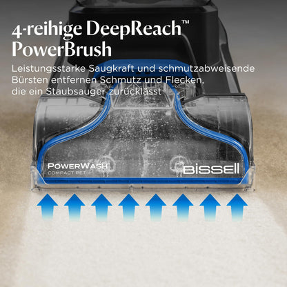 BISSELL PowerWash Compact Pet Teppich- und Polsterreiniger 4058N