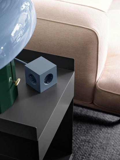 Avolt Square 1 Steckdosenwürfel USB-C Shark Blue 1.8m