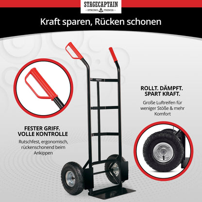 Stagecaptain Carryboy Sackkarre Transport - 200 kg Schwarz