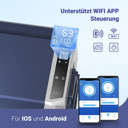 AAOBOSI Kompressor Kühlbox 50L mit WiFi-App-Steuerung