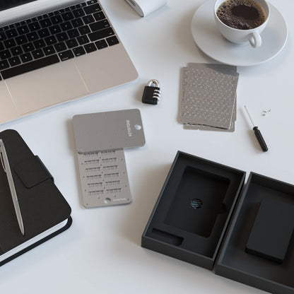 KEYSTONE Tablet Plus Crypto Seed Storage – Metall Wallet 24 Wörter