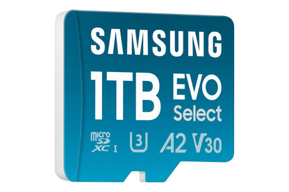 Samsung EVO Select microSD-Karte 4K UHD - 1 TB mit SD-Adapter (2024)