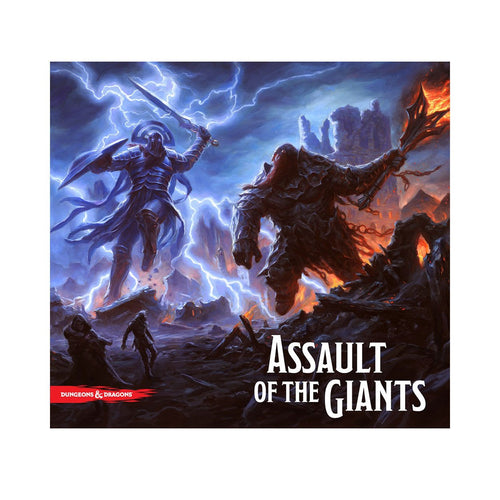 Wizkids Assault of the Giants D&D Brettspiel - Standard Edition Englisch. Rechteckiger bunter Karton zum Spielen von D&D-Abenteuern, simuliert Riesenkämpfe.