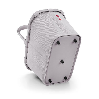 reisenthel carrybag cord grey – Einkaufskorb mit Aluminiumrahmen