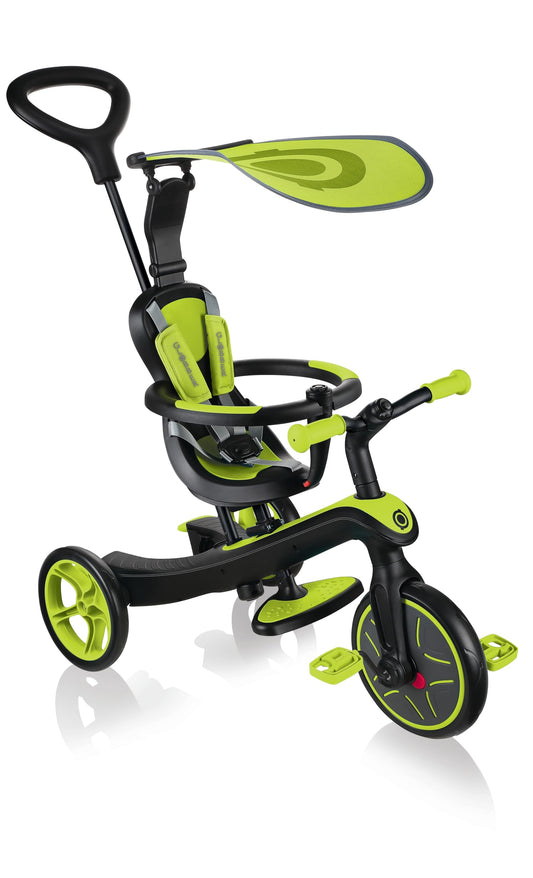 GLOBBER Explorer Trike 4in1 Multifunktions-Dreirad - Lime Grün