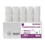 LYNNE PAYMENT SOLUTIONS Thermorollen 80 mm BPA-frei, 40 Rollen – weisse Thermopapierrollen für Thermo- und Bondrucker