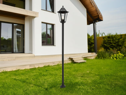 Smartwares Classico Stehleuchte E27 60W Aluminium Glas 170 cm