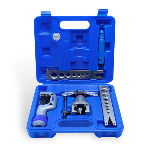 CCLIFE Taumelbördelgerät Metrisch Zöllig mit Rohrabschneider 5-19mm