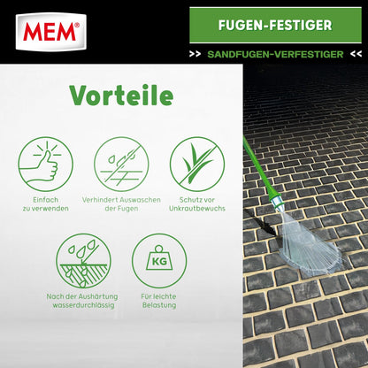MEM Fugen-Festiger Fugenabdichtung für Sandfugen, lösemittelfrei, 5 l
