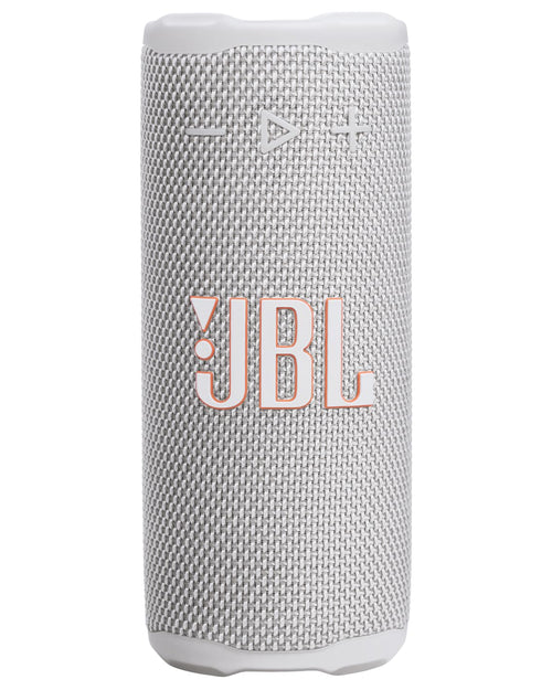 JBL Grip Bluetooth Lautsprecher mit AI Sound Boost, Weiss, kompakt und tragbar