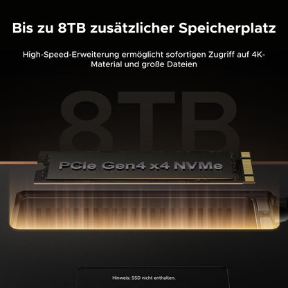 UGREEN Maxidok Thunderbolt 5 Docking Station 17-in-1 mit SSD-Gehäuse