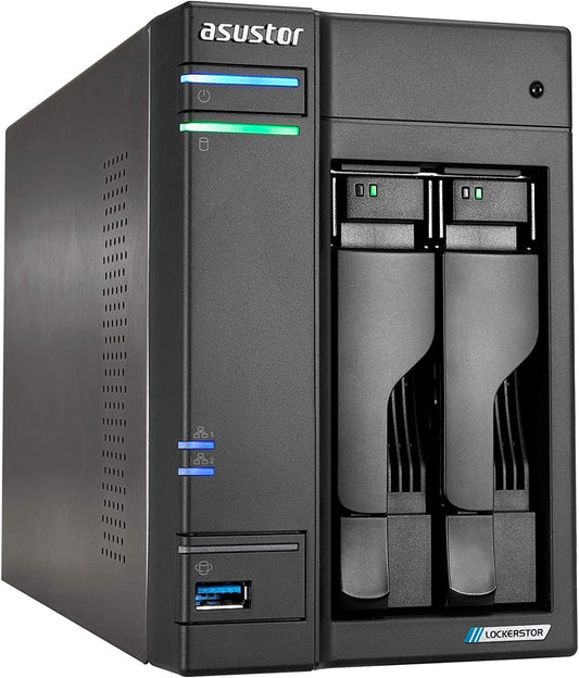 Asustor Lockerstor 2 Gen 2 AS6702T 2-Bay NAS Gehäuse