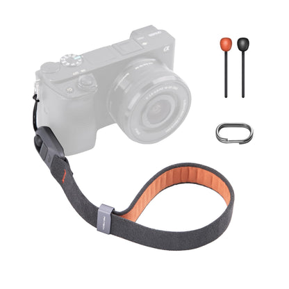PGYTECH Kamera-Handschlaufe Air mit Schnellverschluss, Tiefes Grau, Mikrofaser mit Dyneema-Kern und Aluminium-Einsteller