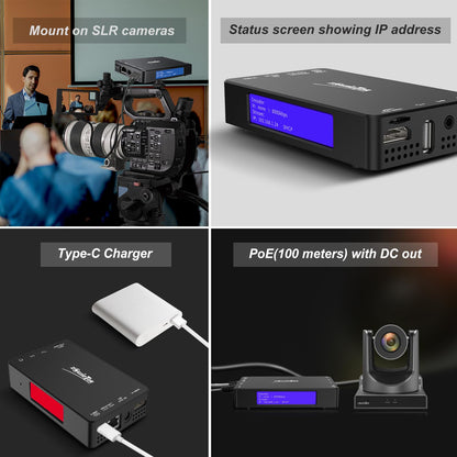 zowietek 4K HDMI NDI|HX3 Encoder/Decoder Live-Streaming