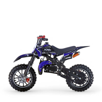 KXD 701 49ccm Kinder Dirt Bike Crossbike Pitbike - Blau