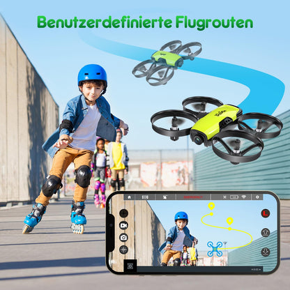 Loolinn U61 Mini-Drohne mit Kamera für Kinder, ferngesteuert
