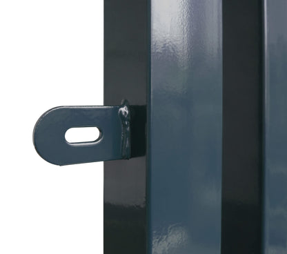 Koll Living Gartentor Stabmattenzaun 120x120cm Anthrazit