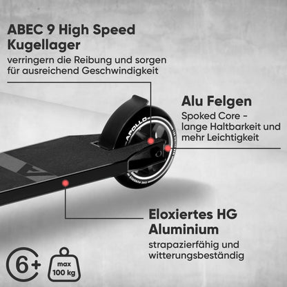 Apollo Stunt Scooter Pro – Professioneller Trickscooter