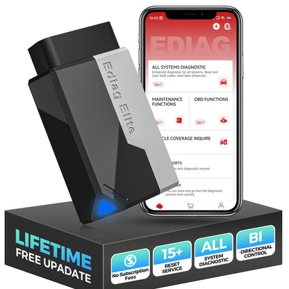 KINGBOLEN EDIAG Elite OBD2 Diagnosegerät Bluetooth FCA Can FD