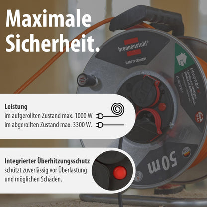 Brennenstuhl Garant S V2 Kabeltrommel IP44 50m Outdoor