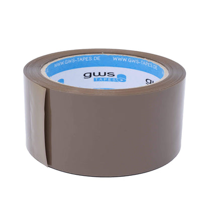 gws Paketklebeband 36 Rollen braun, geräuscharm, 66 m x 50 mm