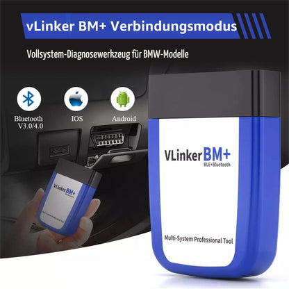 vLinker BM+ OBD2 Bluetooth Diagnose Scan Tool für iOS, Android