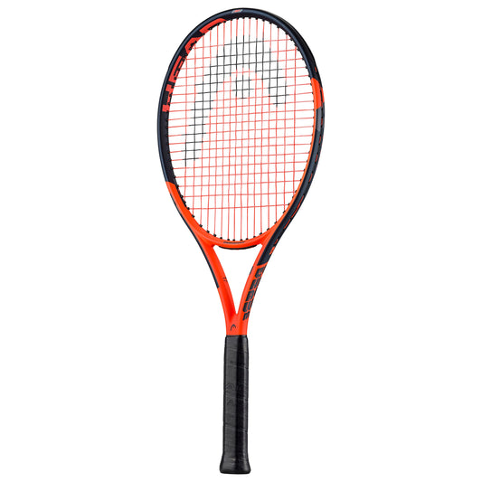 HEAD IG Challenge MP Tennisschläger Orange, Gr. 2. Orangefarbener Schläger in typischer Racketform zum Schlagen von Tennisbällen.