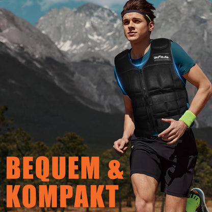 DH FitLife Verstellbare Gewichtsweste - Trainingsweste 20KG