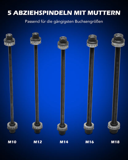 Orion Motor Tech Radlager Abzieher Set 27tlg – Silentlager Werkzeug