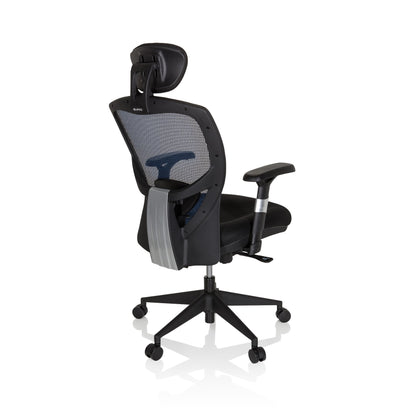 hjh OFFICE Venus Base Profi Bürostuhl Stoff/Netz Blau 657110