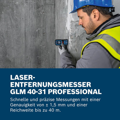 Bosch Professional GLM 40-31 Laser-Entfernungsmesser IP 65