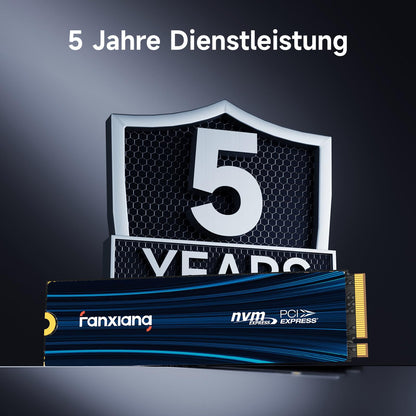 fanxiang S880E NVMe SSD 2TB M.2 PCIe Gen4x4 Gaming Laufwerk