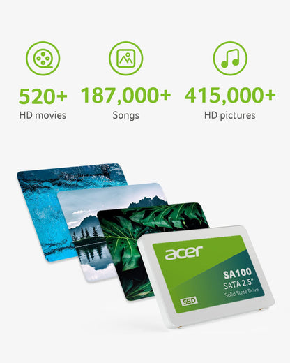 Acer SA100 960GB SATA III 2,5 Zoll SSD – Internes Solid State Drive