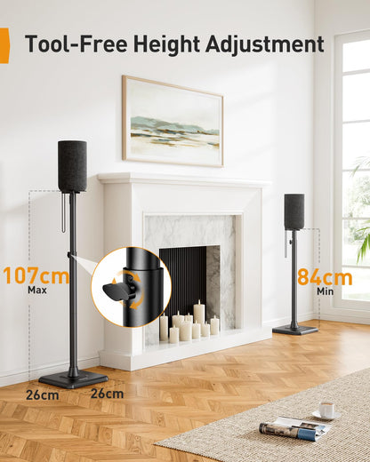 Perlegear PGSS12 Lautsprecherständer Paar höhenverstellbar