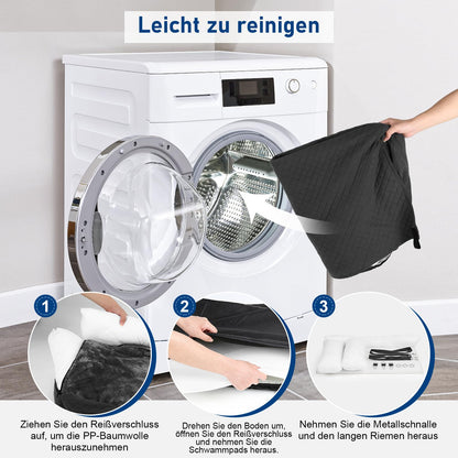 Honey Paws Hunde Autositz - Für 1-2 Hunde, Rückbank bis 25kg