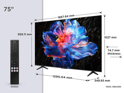 TCL 75V6C 75 Zoll 4K HDR Direct LED Smart TV Google TV