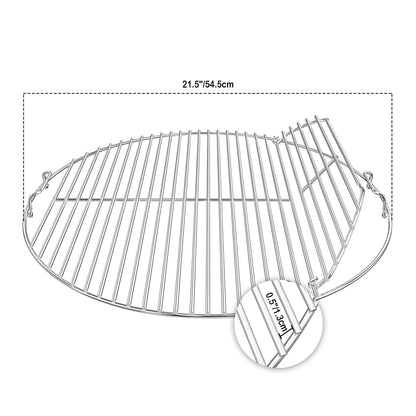 onlyfire Grillrost Edelstahl rund Ø 54,5 cm für Weber 57 cm Kugelgrill