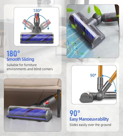 Dyson Ersatz Bürstenkopf für V7 V8 V10 V11 V15 - Parkett Teppich