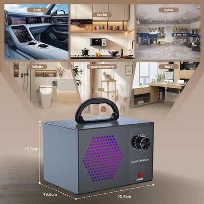 CFEN Ozongenerator HS-G05 Luftreiniger 40000 mg/h bis 300 m²