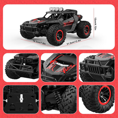 rc tech RC Buggy 1803 Offroad ferngesteuertes Auto 1:16 mit 2 Akkus