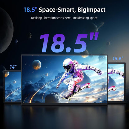 EVICIV Tragbarer Gaming Monitor 18.5 Zoll 120Hz FHD