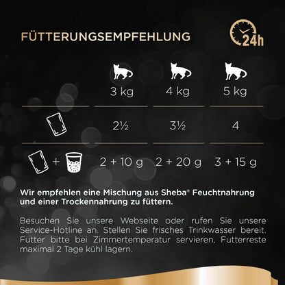 Sheba Delikatesse in Gelee Katzen-Nassfutter Fischauswahl 72 x 85 g