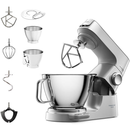 Kenwood Titanium Chef Baker KVC85.004SI Küchenmaschine Waage Silber