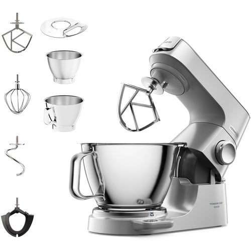 Kenwood Titanium Chef Baker KVC85.004SI Küchenmaschine Waage Silber