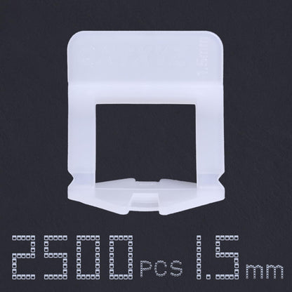 Fliesen Nivelliersystem: Nivellier-Zuglaschen 1.5mm – 2500 Stück