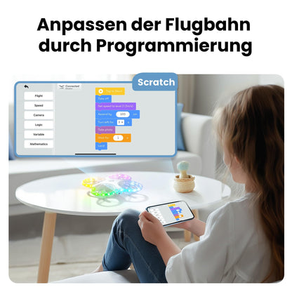 Ameta Morpho Kinderdrohne mit 1080P HD Kamera und FPV für Anfänger
