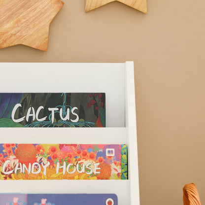 SoBuy KMB01-W Kinderzimmer Montessori Bücherregal Weiss