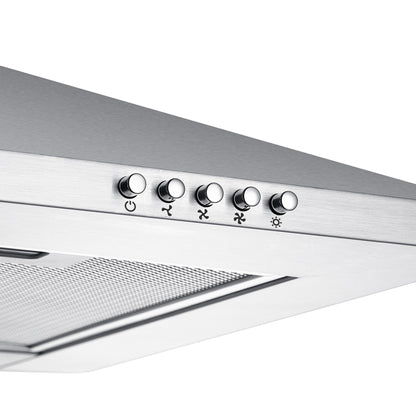 CIARRA CAS9201A Dunstabzugshaube 90 cm Umluft Abluft Pyramide Silber